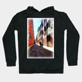 Lady with a destination - Venice, Italy Hoodie